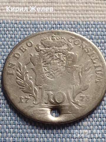 Сребърна монета 10 кройцера 1772г. Максимилиан Йозеф Бавария 13789, снимка 6 - Нумизматика и бонистика - 42930895