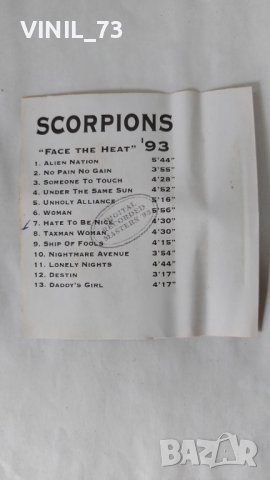 Scorpions 93 – Face The Heat, снимка 3 - Аудио касети - 38134863