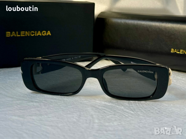 Balenciaga правоъгълни дамски слънчеви очила 1:1 с лого, снимка 6 - Слънчеви и диоптрични очила - 44865156