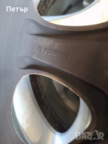 ОРИГИНАЛНИ АЛУМИНИЕВИ ДЖАНТИ МЕРЦЕДЕС E КЛАСА-5x112х66.6-16цола, снимка 7 - Гуми и джанти - 52636606