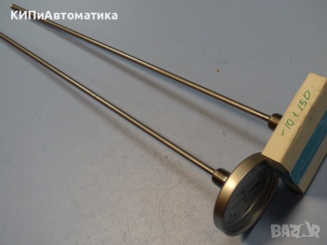 биметален термометър Wika thermometer ф100mm, -10/+150°C, L-500mm, снимка 4 - Резервни части за машини - 37082741