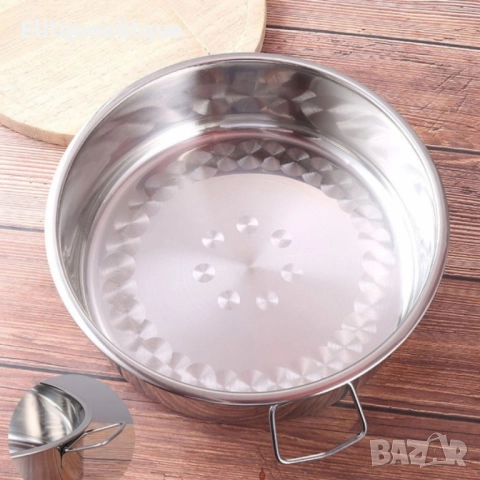 Тава с дръжки от неръждаема стомана, снимка 3 - Съдове за готвене - 52339839