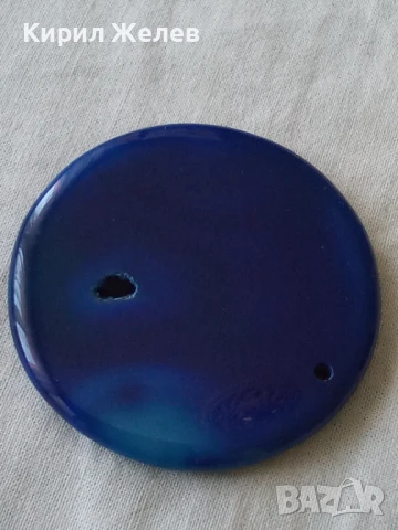 НАТУРАЛЕН СКЪПОЦЕНЕН ЛАЗУРИТ АРТ МЕДАЛЬОН ЮВЕЛИРНО ШЛИФОВАН БИЖУ 24370, снимка 16 - Колиета, медальони, синджири - 33953371