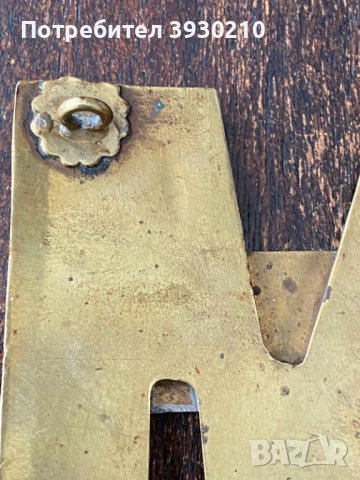 Бронзова тока за колан MOSCHINO, снимка 4 - Колани - 43700242