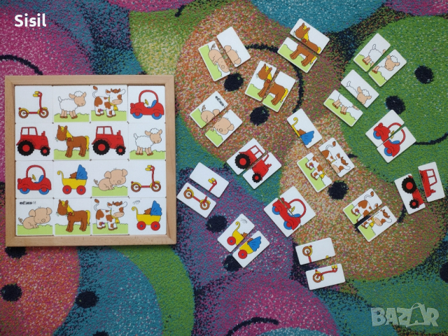 Детска образователна игра Лото "Аз разбирам" - половинки, Educo