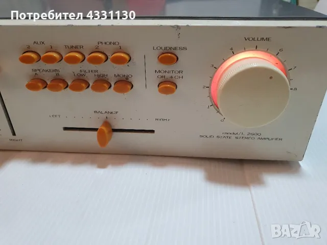 усилвател Solid state amp luxman 2600, снимка 3 - Ресийвъри, усилватели, смесителни пултове - 49874693