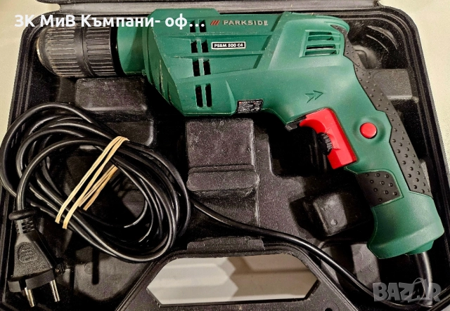 Ударна бормашина PARKSIDE PSBM 500 C4 03048-25, снимка 2 - Бормашини - 51926733