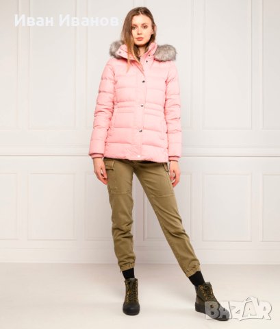 TOMMY HILFIGER Пухено яке New Tyra  размер Л, снимка 2 - Якета - 43105192