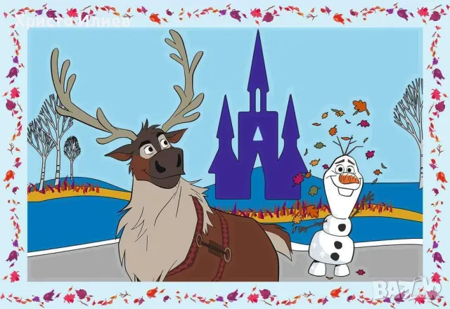 Комплект за рисуване по номера Ravensburger CreArt - Замръзналото кралство Елза и Анна, снимка 3 - Рисуване и оцветяване - 47352663