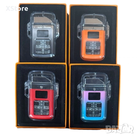 Елегантна прозрачна ветроустойчива запалка с LED светлинки, снимка 17 - Аксесоари и консумативи - 52483346