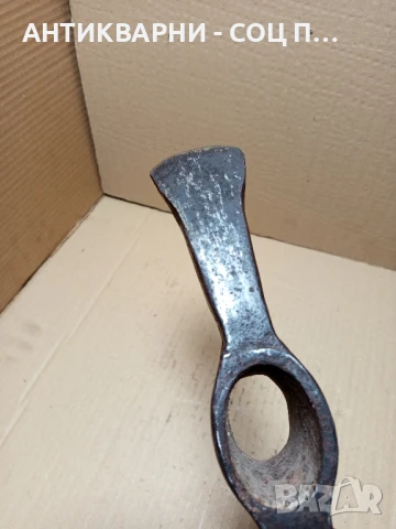 Соц Стара Ръчно Кована Киркобрадва Тегло 1.800кг., снимка 8 - Антикварни и старинни предмети - 51370728