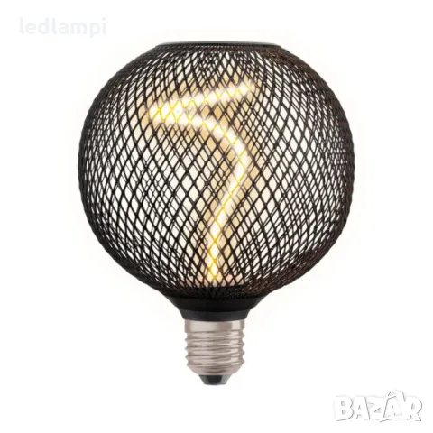 LED лампа 3.5W DECOR SPIR GL125 Black E27 1800K Ledvance - Димиране, снимка 2 - Лед осветление - 47876296