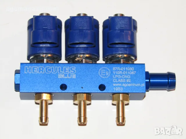 Газов инжектор HERCULES BLUE 3 цилиндъра 2 ohm