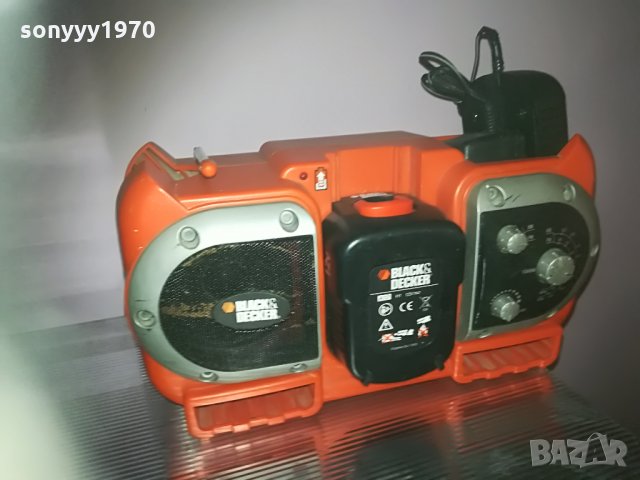 black & decker profi radio & battery+charger 2905211637, снимка 7 - Ресийвъри, усилватели, смесителни пултове - 33038176
