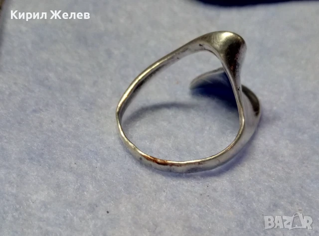 ШАРМАНТЕН СРЕБЪРЕН ПРЪСТЕН СРЕБРО 925 ФЕШЪН АРТ ДИЗАЙН БИЖУ 48635, снимка 6 - Пръстени - 50510692