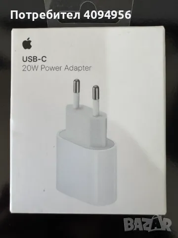 Ново Зарядно APPLE USB-C POWER Adapter 20 W, снимка 2 - Друга електроника - 49449649