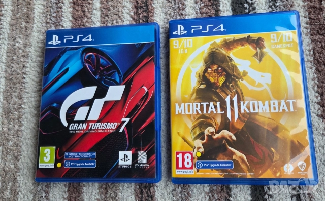 PS4 игри - Gran turismo 7 и Mortal Kombat 11