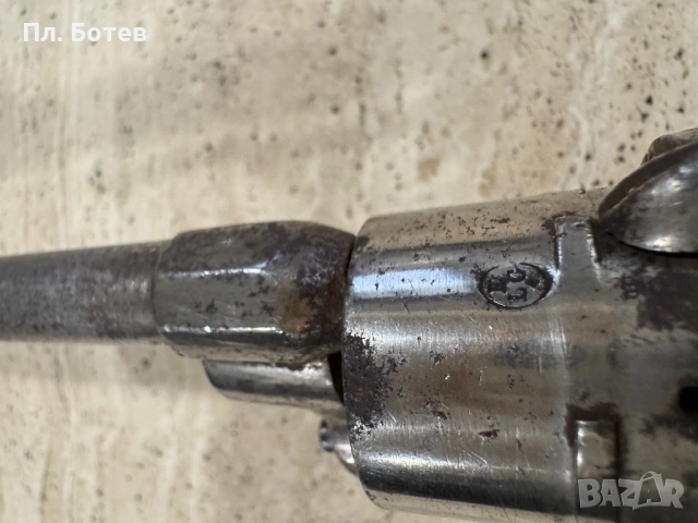 Стар револвер, снимка 9 - Антикварни и старинни предмети - 53249876