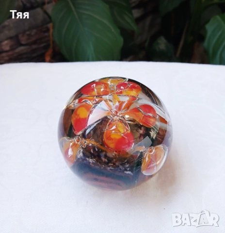 Стъклени преспапиета /топки на  СИП , снимка 4 - Други ценни предмети - 52077047