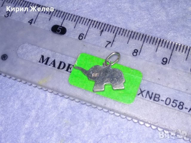 СРЕБЪРНО МИНИАТЮРНО СЛОНЧЕ ФИГУРАЛЕН АРТ МЕДАЛЬОН МАРКИРАНО СРЕБРО ВИСОКА ПРОБА 22302, снимка 7 - Колиета, медальони, синджири - 39318644