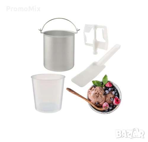 Компресорна машина за лед и сладолед Medion MD 10169 1л машина за сладолед, снимка 4 - Други - 50683628