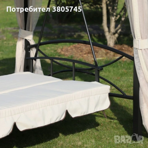 Луксозна градинска шатра с люлка и функция сън за пълен релакс, снимка 6 - Градински мебели, декорация  - 53374213