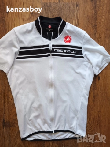 Castelli - страхотно вело джърси L, снимка 3 - Тениски - 51871485