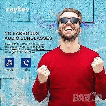 SKYWAY Smart Bluetooth слънчеви очила за мъже, жени, безжични аудио очила, снимка 4 - Слънчеви и диоптрични очила - 43854672