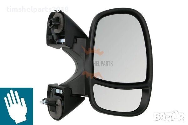 Външно огледало "Ръчно" за Renault Trafic II , Opel Vivaro, Nissan 2001-2013год. - Пасажерска страна