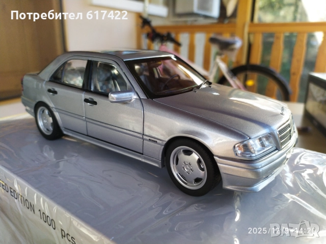 1:18 Метален модел на MERCEDES BENZ-C-CLASS C36 AMG (W202) Norev
