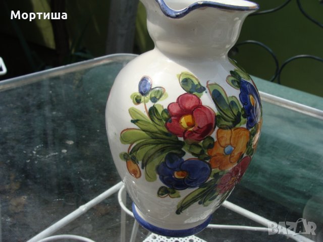 maiolica ръчно изработена кана , снимка 4 - Вази - 26221287