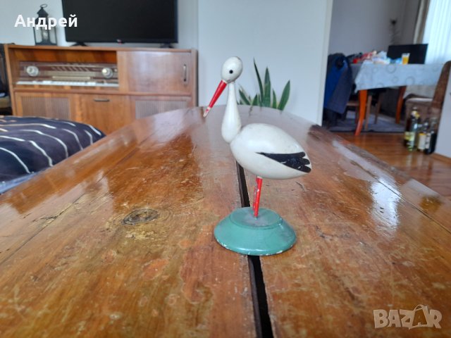 Стар сувенир,фигурка Щъркел #2