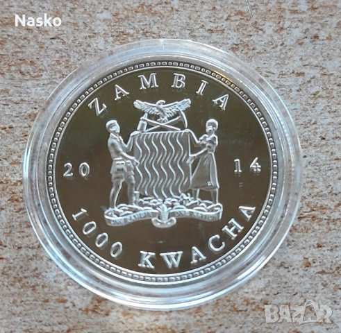 Сувенирна монета 1000 квача 2014год, снимка 2 - Нумизматика и бонистика - 52262301