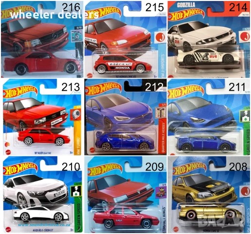 Метални колички Hot Wheels Хот Уиилс в мащаб 1:64 От различни години 1