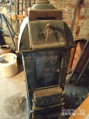 стара антикварна чугунена печка началото на миналия век, снимка 2 - Антикварни и старинни предмети - 48604221