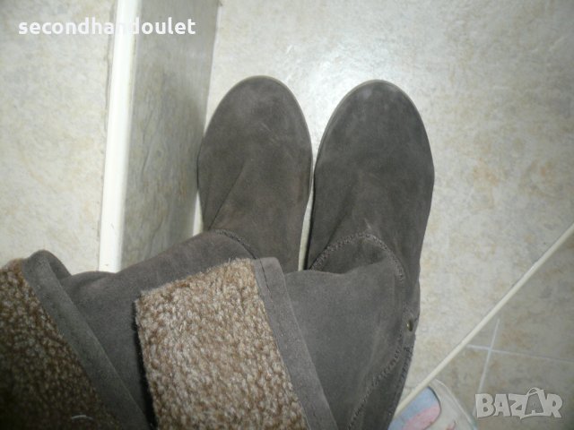 Дамски ботуши естествен велур, снимка 6 - Дамски ботуши - 27085317