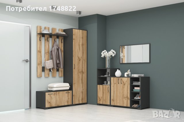 Модулно обзавеждане за антре " Денвър", снимка 2 - Шкафове - 38249377