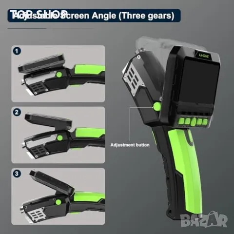 Нов Професионален Борскоп Камера T27 с Тройни Обективи и IPS Екран