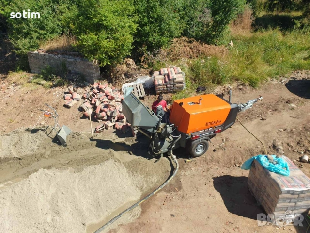 Полагане на подова замазка с машина, снимка 13 - Ремонти на къщи - 53162185