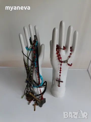 Порцеланови ръце, подходящи за позициониране на бижута или декорация. , снимка 6 - Бижутерийни комплекти - 49766445