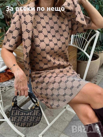 Gucci Дамски Комплект Гучи - 2 Налични Цвята Код I_133, снимка 5 - Комплекти - 52257598