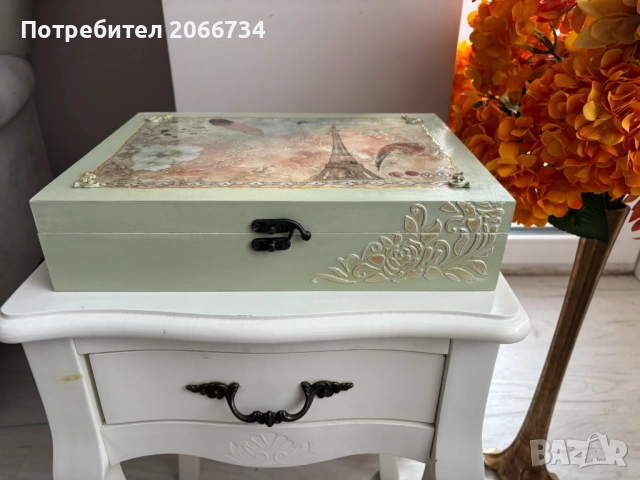 Дървена кутия, снимка 2 - Декорация за дома - 52019812