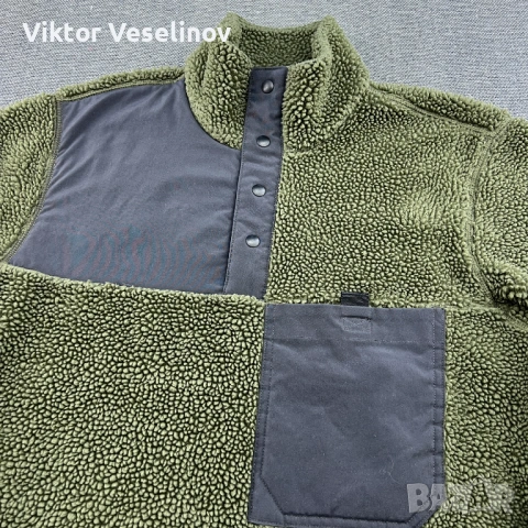 Jack Wolfskin Мъжки Пуловер Размер M Stormlock Зелен, снимка 4 - Якета - 53566956