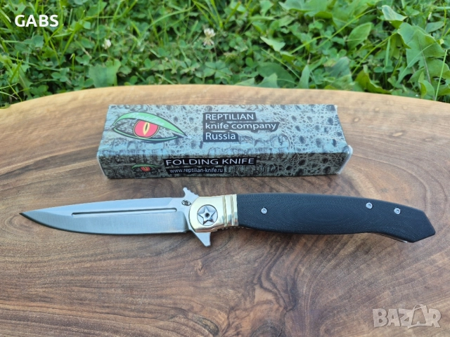 Руски сгъваем нож REPTILIAN NKVD-01-2, снимка 11 - Ножове - 51666954