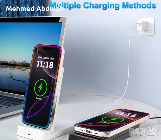 Сгъваема безжична станция за бързо зареждане, снимка 6 - Друга електроника - 52720854