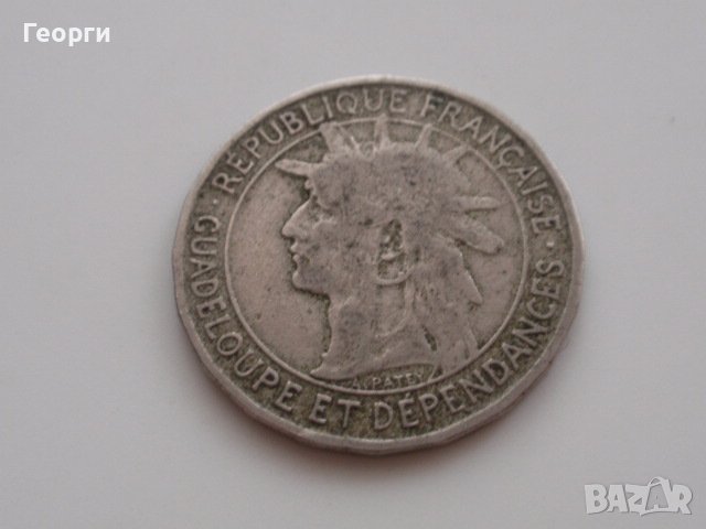 редки монети (Гваделупа, Мартиника, Сен Пиер и Микелон, Френски колонии), снимка 2 - Нумизматика и бонистика - 39849791