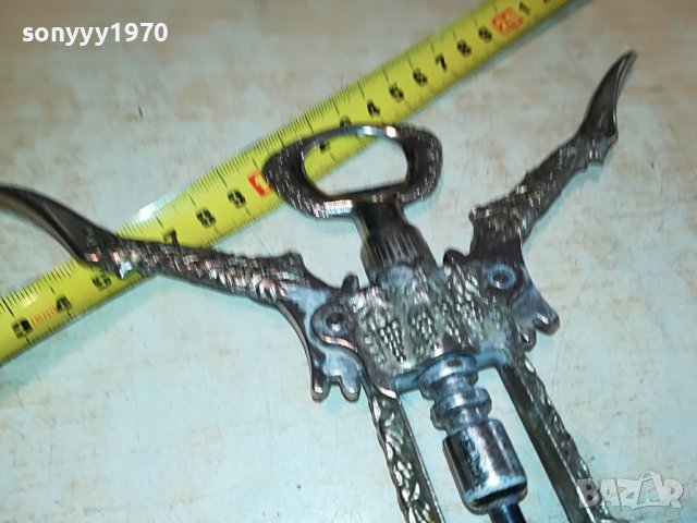 МАСИВЕН РЕТРО ТИРБУШОН ОТ ФРАНЦИЯ 3008221530, снимка 3 - Антикварни и старинни предмети - 37846809