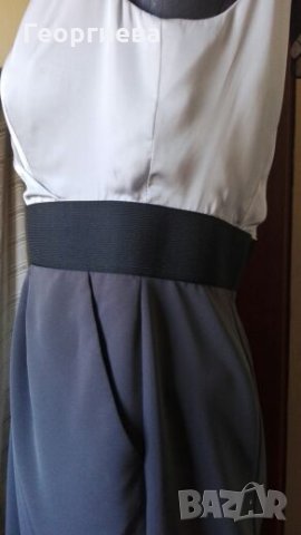 Нова рокля H&M,в светло и тъмно сиво 👗🍀М,М/L👗🍀 арт.272, снимка 4 - Рокли - 27280788