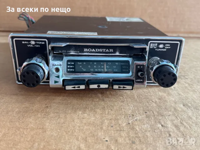 Ретро автокасетофон Road star , Made in Japan, снимка 3 - Аксесоари и консумативи - 50255501