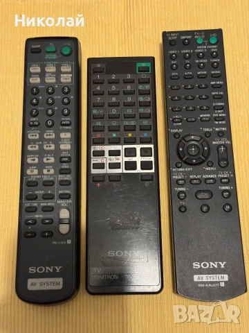 SONY -АУДИО/ВИДЕО/ДВД ДИСТАНЦИОННИ, снимка 3 - Ресийвъри, усилватели, смесителни пултове - 28070365